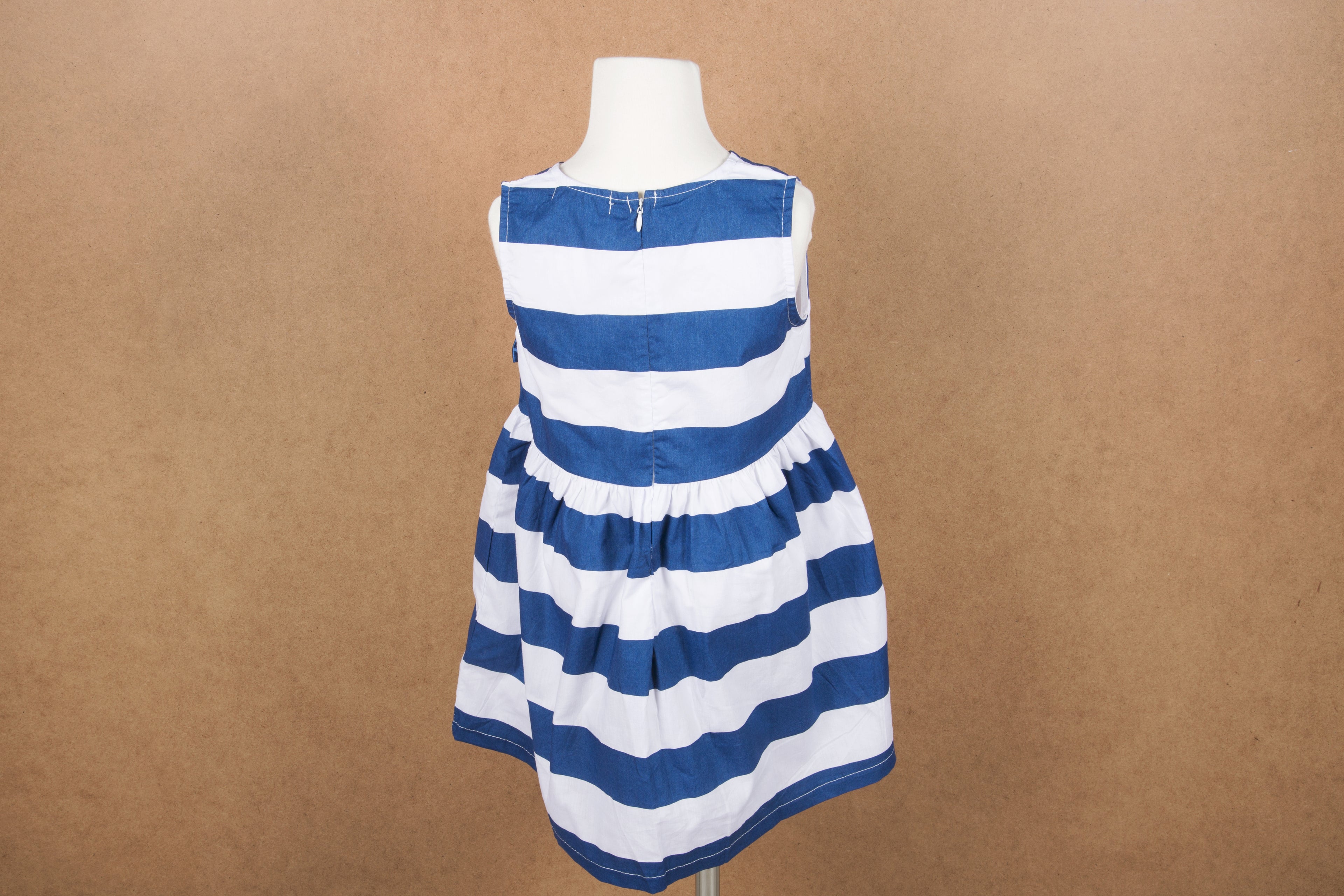 Royal Blue Striped Dress